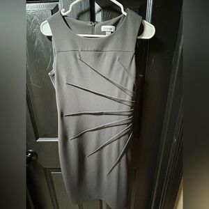 Calvin Klein Charcoal Midi Dress